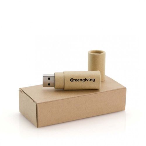 Gerecycled kartonnen USB - Afbeelding 1
